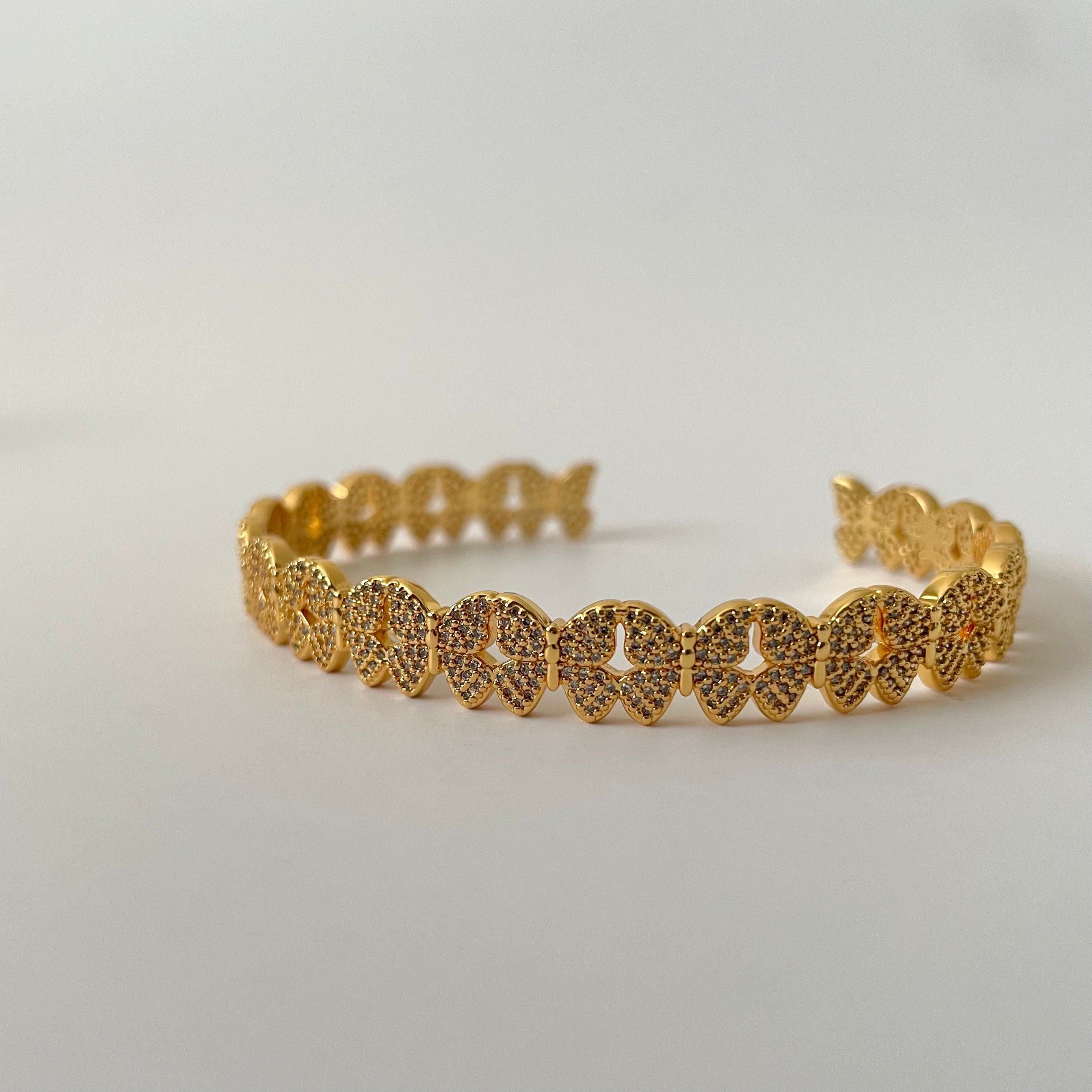Butterfly Shaped Cuff Bracelet